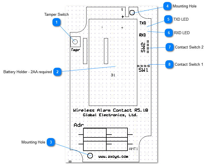 Wireless Contact Board